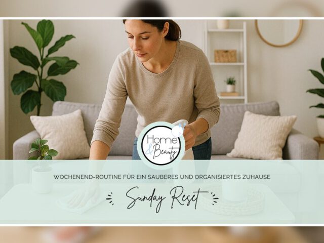 Sunday Reset: Wochenend-Routine für ein sauberes und organisiertes Zuhause