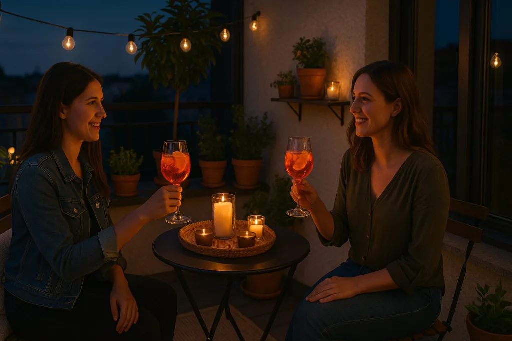 Balkon und Garten gemütlich einrichten